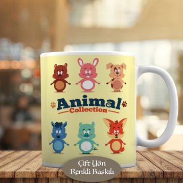 660 Sevimli Hayvanlar Animal Collection Kupa Bardak