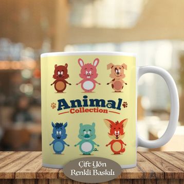 660 Sevimli Hayvanlar Animal Collection Kupa Bardak