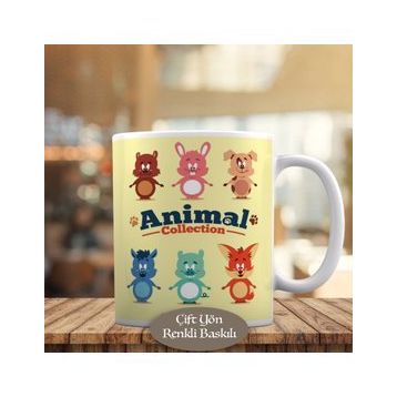 660 Sevimli Hayvanlar Animal Collection Kupa Bardak