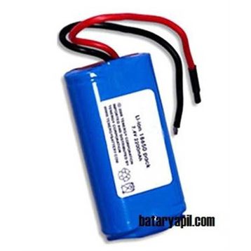 7.4 V 2600 mAH Li-ion PCB Elektronik Devreli Şarjlı Pil