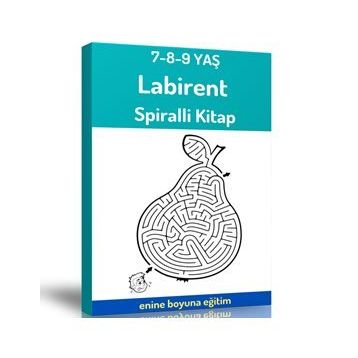 7-9 Yaş İçin Labirent Kitabı - Enine Boyuna Eğitim