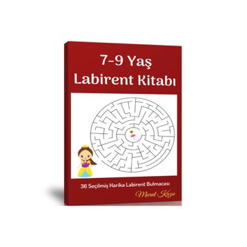 7-9 Yaş İçin Labirent Kitabı - Enine Boyuna Eğitim