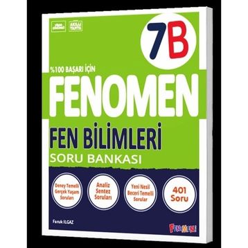 7 B Fen Bilimleri Soru Bankası Fenomen Yayınları