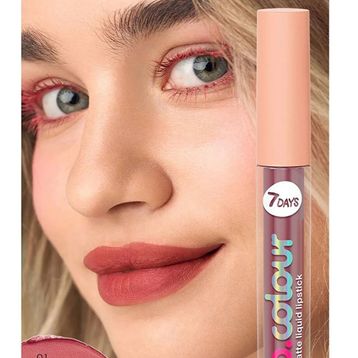 7 Days B.Colour 02 Pink Mat Likit Ruj