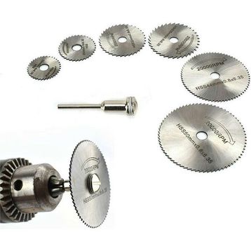 7 Parça Mini Testere Bıçak Kesme Dremel Gravür