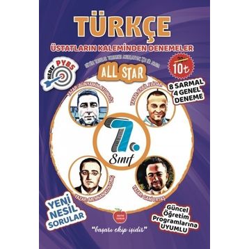 7.Sınıf All Star Türkçe Denemeleri-Newton Yayınları