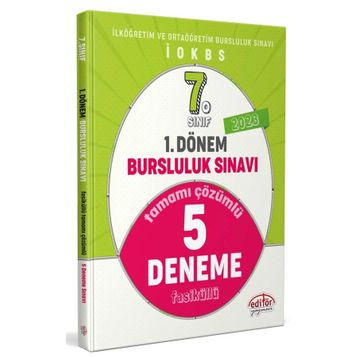 7. Sınıf Bursluluk Sınavı - Editör Yayınları