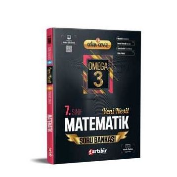 7. Sınıf Çetin Ceviz Omega 3 Matematik Soru Bankası ve Deneme Tek Kitap-Artıbir Yayınları