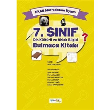 7. Sınıf Din Kültürü ve Ahlak Bilgisi Bulmaca Kitabı Rağbet Yayınları