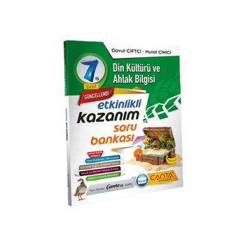 7. Sınıf Din Kültürü ve Ahlak Bilgisi Kazanım Soru Bankası Çanta Yayınları