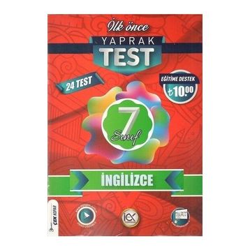 7. Sınıf Din Kültürü ve Ahlak Bilgisi Yaprak Test İlk Önce Yayıncılık