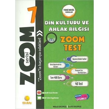 7. Sınıf Din Kültürü Zoom Soru Bankası Günay Yayınları