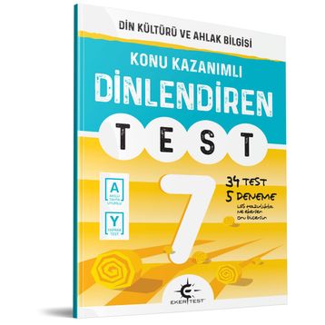 7. Sınıf Dinlediren Test-Eker Test Yayınları