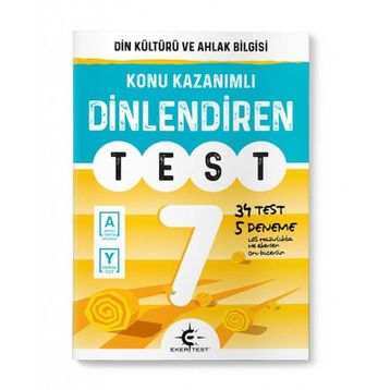 7. Sınıf Dinlediren Test-Eker Test Yayınları