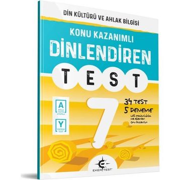 7. Sınıf Dinlediren Test-Eker Test Yayınları
