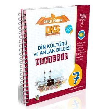 7. Sınıf DKS 4B Din Kültürü Ve Ahlak Bilgisi Defterim-Damla Yayınevi