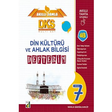 7. Sınıf DKS 4B Din Kültürü Ve Ahlak Bilgisi Defterim-Damla Yayınevi