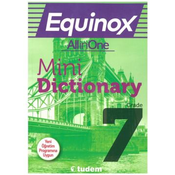 7. Sınıf Equinox All In One Mini Dictionary Tudem Yayınları