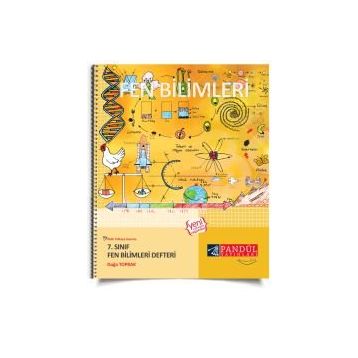 7. Sınıf Fen Bilimleri Defteri Pandül Yayınları