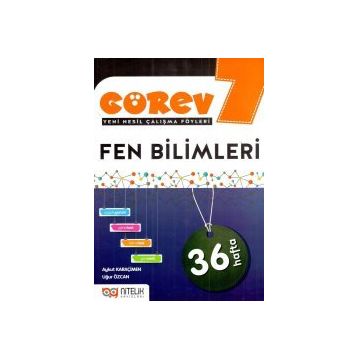 7. Sınıf Fen Bilimleri Görev Yeni Nesil Çalışma Föyleri Nitelik Yayınları