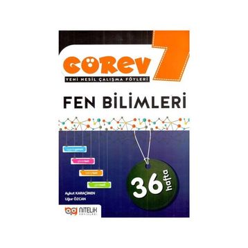 7. Sınıf Fen Bilimleri Görev Yeni Nesil Çalışma Föyleri Nitelik Yayınları