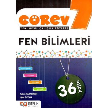 7. Sınıf Fen Bilimleri Görev Yeni Nesil Çalışma Föyleri Nitelik Yayınları