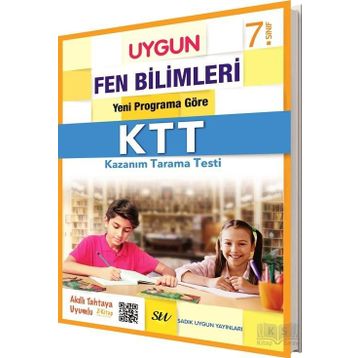 7. Sınıf Fen Bilimleri Kazanım Tarama Testi - Sadık Uygun Yayınları