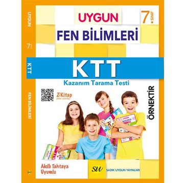 7. Sınıf Fen Bilimleri Kazanım Tarama Testi - Sadık Uygun Yayınları