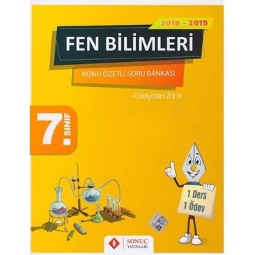 7.Sınıf Fen Bilimleri Konu Özetli Soru Bankası Seti Sonuç Yayınları