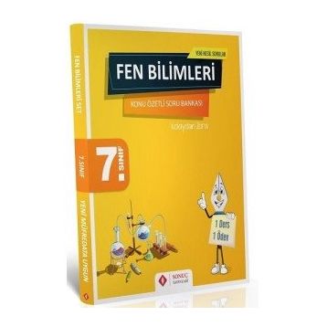 7.Sınıf Fen Bilimleri Konu Özetli Soru Bankası Seti Sonuç Yayınları