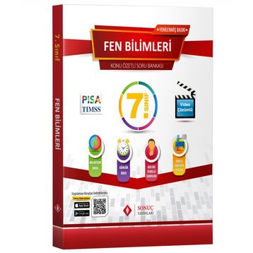 7.Sınıf Fen Bilimleri Konu Özetli Soru Bankası Seti Sonuç Yayınları