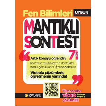 7. Sınıf Fen Bilimleri Mantıklı Son Test-Sadık Uygun Yayınları