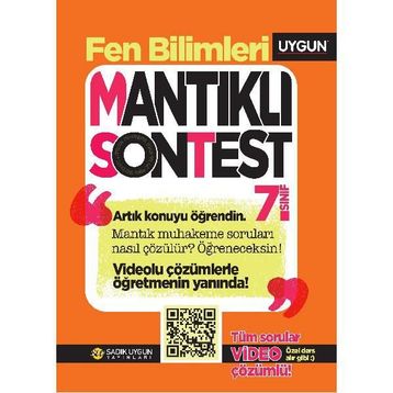 7. Sınıf Fen Bilimleri Mantıklı Son Test-Sadık Uygun Yayınları