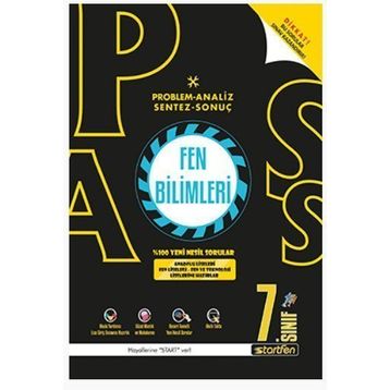 7. Sınıf Fen Bilimleri Pass Soru Bankası-Startfen Yayınları