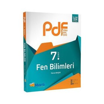 7. Sınıf Fen Bilimleri PDF Planlı Ders Föyü Martı Okul M+ Yayınları