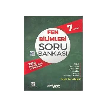 7.sınıf Fen Bilimleri Soru Bankası Ankara Yayıncılık