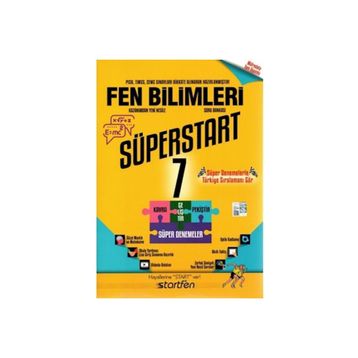7. Sınıf Fen Bilimleri Süperstart Soru Bankası - Startfen Yayınları