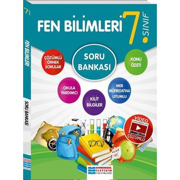 7.Sınıf Fen Bilimleri Video Çözümlü Soru Bankası Evrensel Yayınları