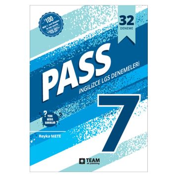 7. Sınıf İngilizce Pass Deneme Team ELT Publishing