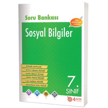 7. Sınıf İngilizce Soru Bankası 4 Adım Yayınları
