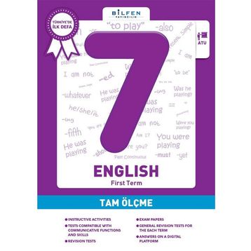 7. Sınıf İngilizce Tam Ölçme - Bilfen Yayınları