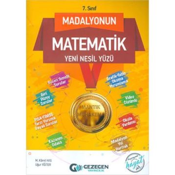 7. Sınıf Madalyonun Matematik Yeni Nesil Yüzü Gezegen Yayıncılık