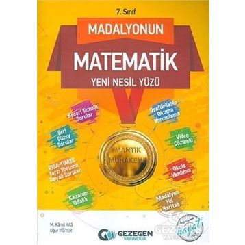 7. Sınıf Madalyonun Matematik Yeni Nesil Yüzü Gezegen Yayıncılık