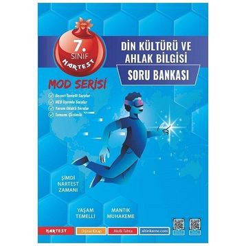 7. Sınıf Mod Din Kültürü ve Ahlak Bilgisi Soru Bankası Nartest Yayınevi
