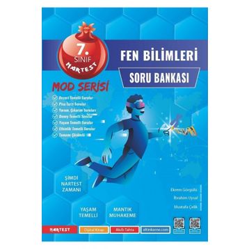 7. Sınıf Mod Fen Bilimleri Soru Bankası Nartest Yayınevi