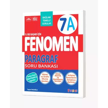 7. Sınıf Paragraf A Soru Bankası Fenomen Yayınları