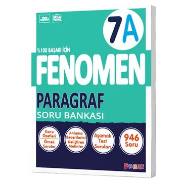 7. Sınıf Paragraf A Soru Bankası Fenomen Yayınları
