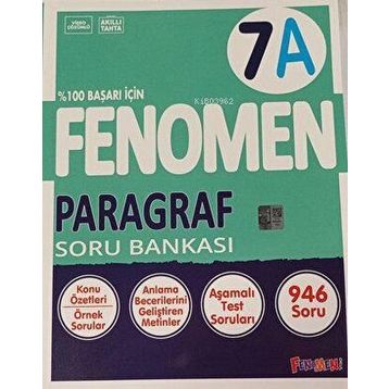 7. Sınıf Paragraf A Soru Bankası Fenomen Yayınları