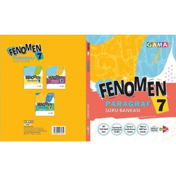 7. Sınıf Paragraf Fenomen Soru Bankası - Gama Yayınları
