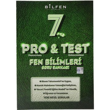 7. Sınıf Pro & Test Fen Bilimleri Soru Bankası - Bilfen Yayınları